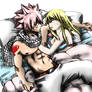 Natsu x Lucy in bed