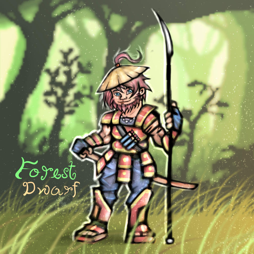 Forest  Dwarf   (bg by arvind)