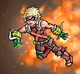 Bakugou Kacchan by Xorsama