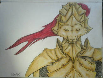 Dragon Slayer Ornstein Colour WIP