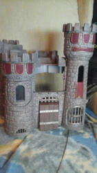 Toy Castle Converted To Warhammer Scenery front