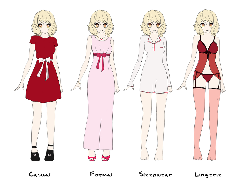 Clothes chart p.1 (OPEN) by Animedian