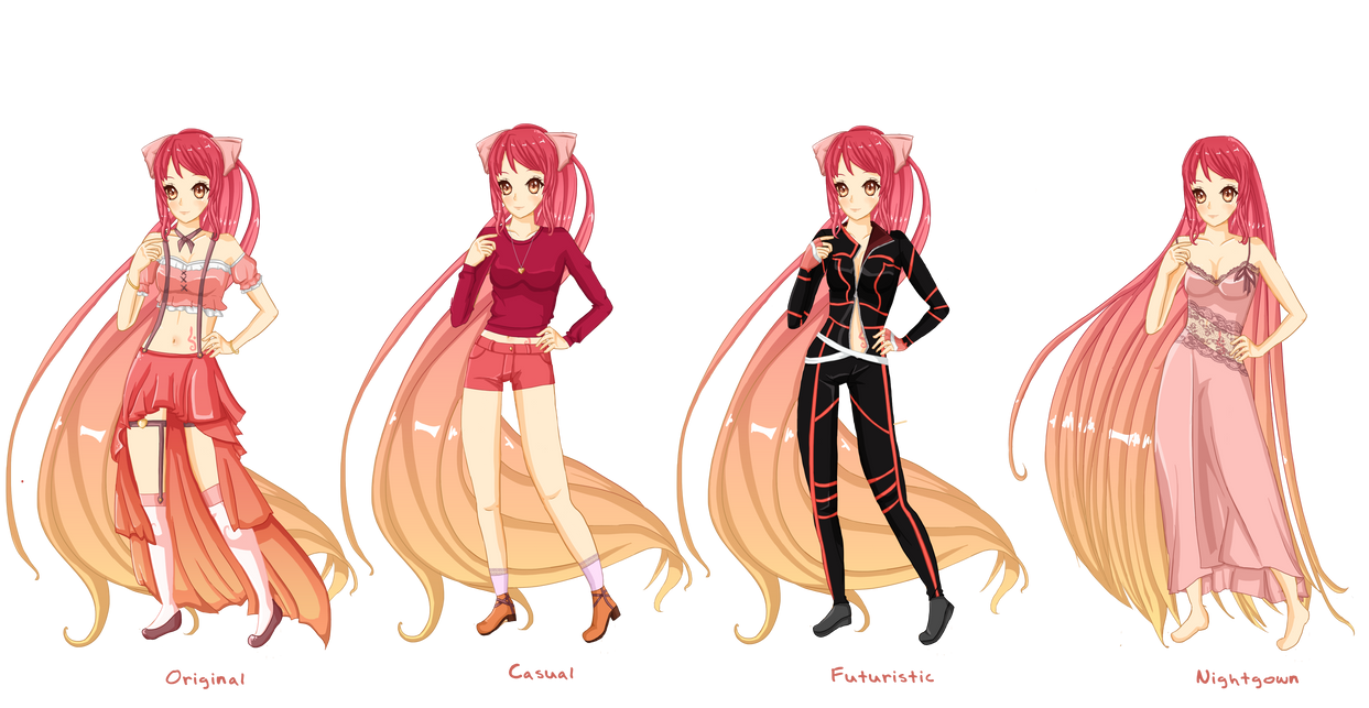 Commission Clothing Chart for Starchuu by Animedian