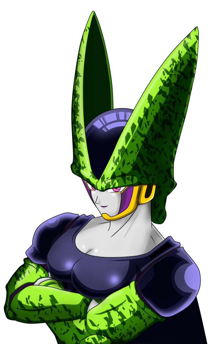 Cell Female | FanMade | GaeruSenshi21 by GaeruSenshi21 on DeviantArt