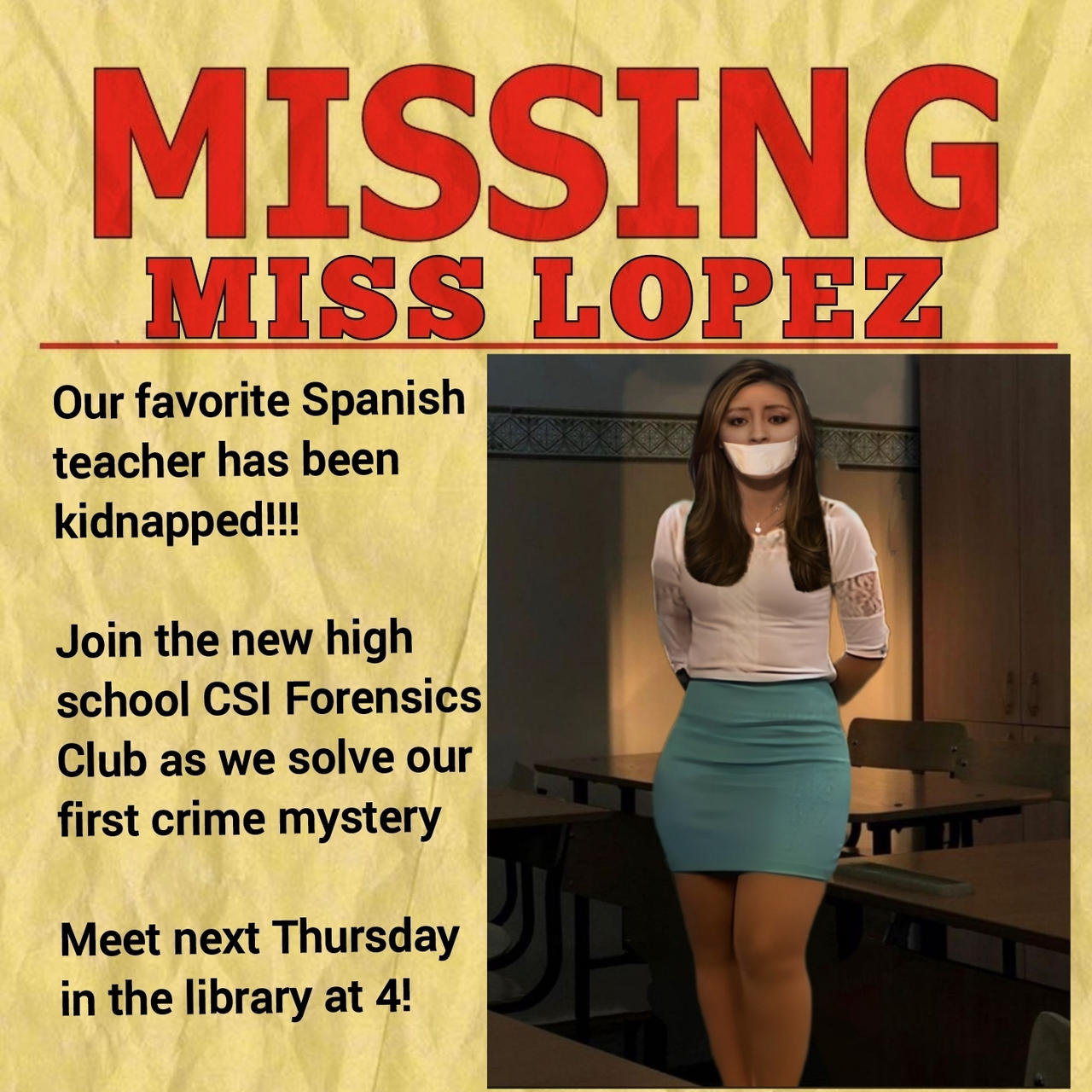 The Case Of The Missing Sexy Spanish Teacher By Pacothebandit On Deviantart