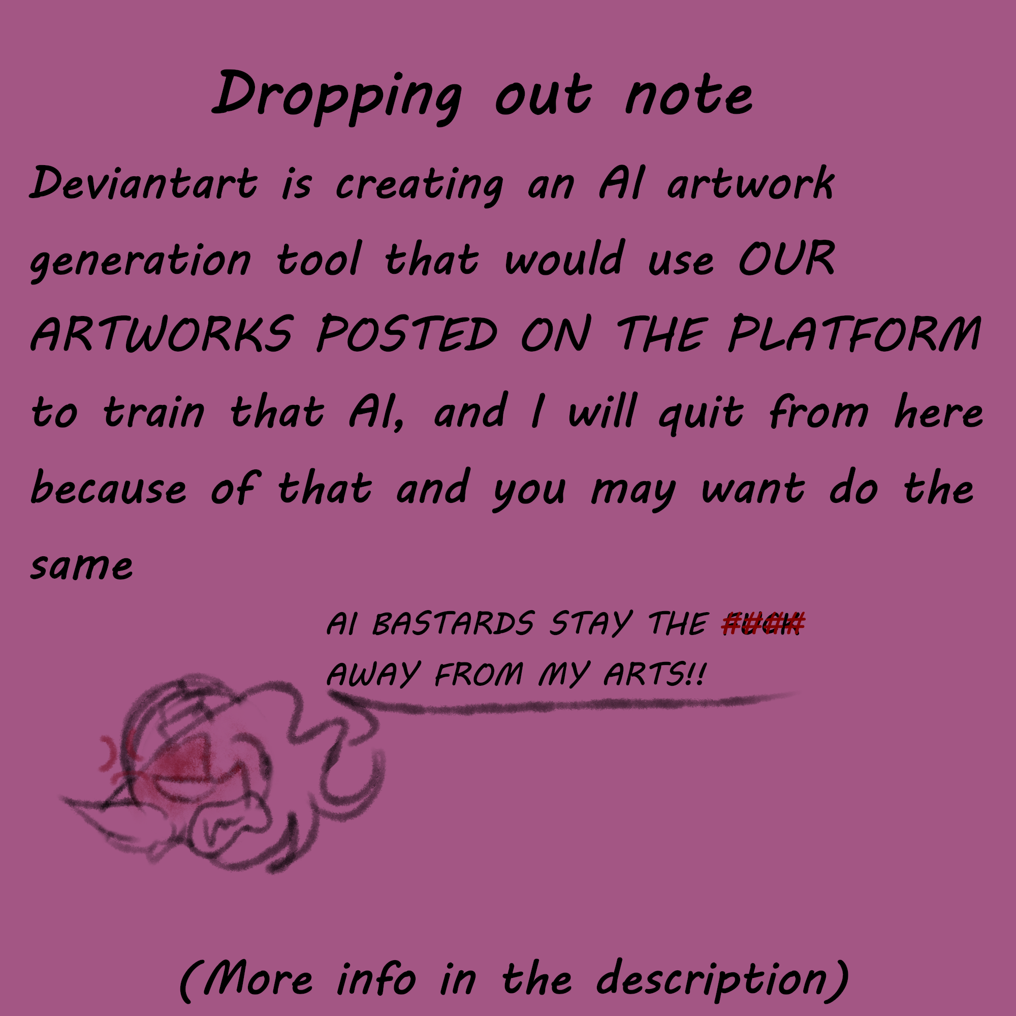 Deviantart Note Do Dropping out note by WolffaGirl on DeviantArt