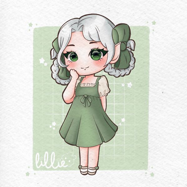 Chibi Computer Oc Chibi OC by LillieIllustration on DeviantArt