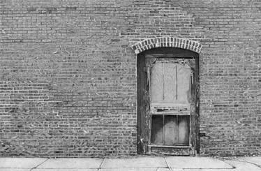 A Door in Homer, Nebraska - drawing