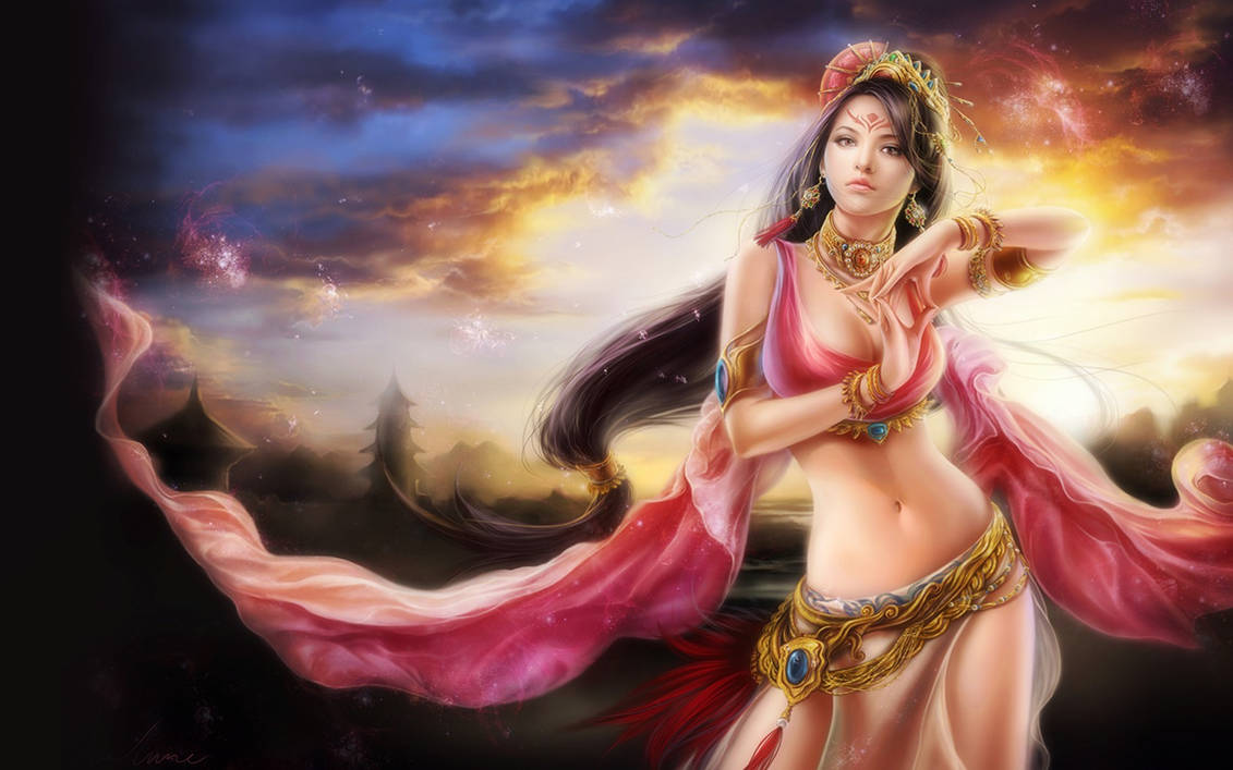 Goddess i love. ЭНИО богиня. Апсара богиня. Урваши Апсара. Рамбха богиня.
