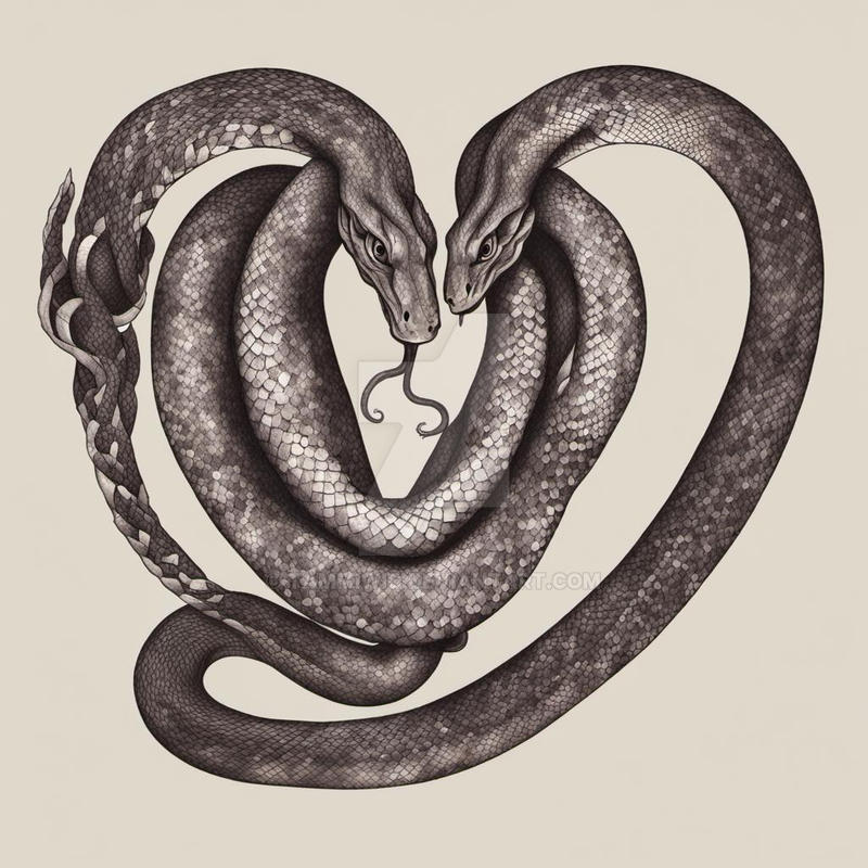 Snake Heart by TammiWid on DeviantArt