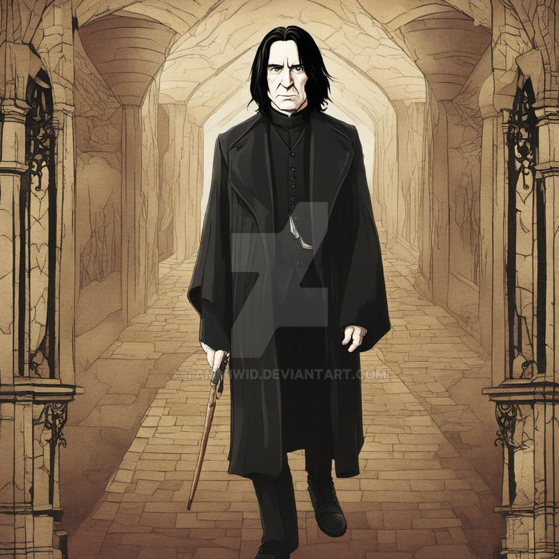 Snape Writing Book Cover of Snape by TammiWid on DeviantArt