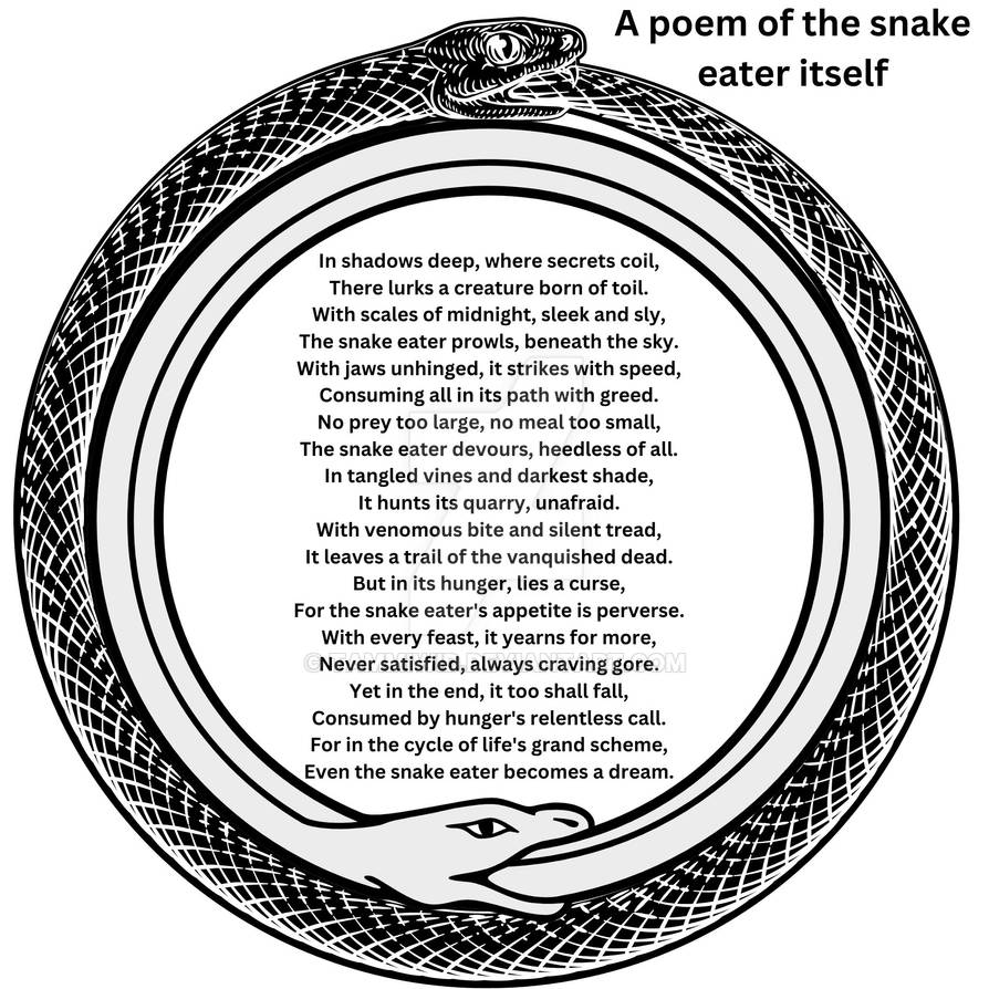 Pattern Poem Snake A poem of the snake eater itself by TammiWid on DeviantArt