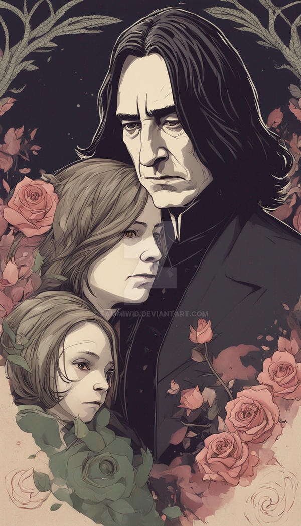 Severus Snape and Rose Riddle by TammiWid on DeviantArt