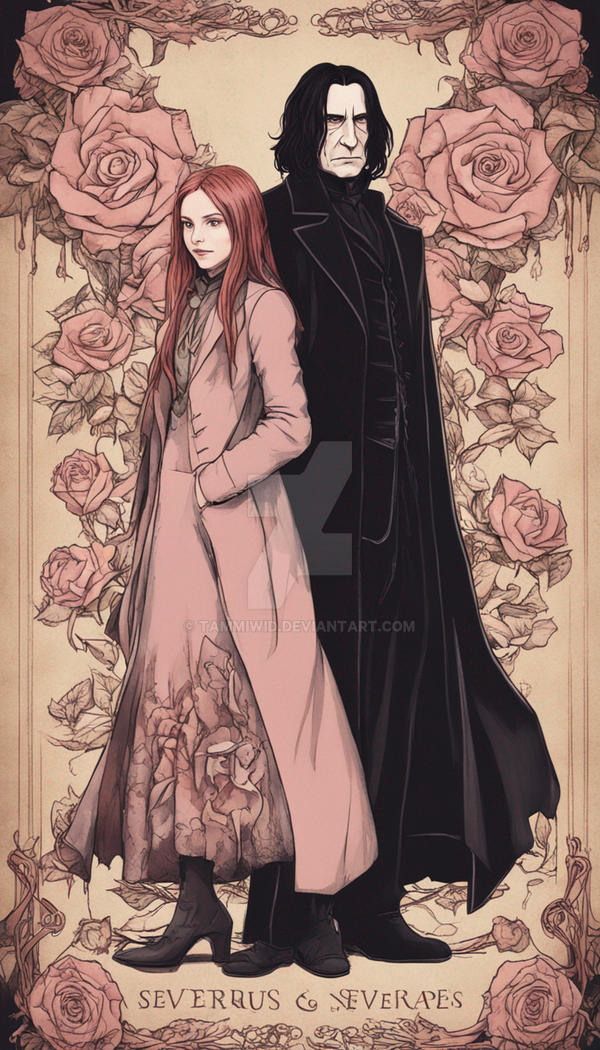 Severus Snape and Rose Riddle by TammiWid on DeviantArt