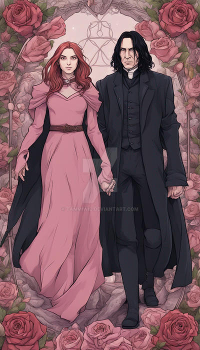 Severus Snape and Rose Riddle by TammiWid on DeviantArt