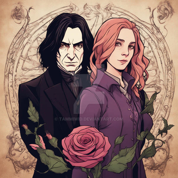 Severus Snape and Rose Riddle by TammiWid on DeviantArt