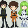 Bookmarks set one: The Chibis