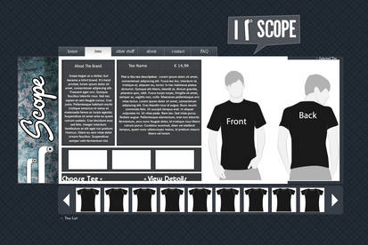 Scope Tees Website Design