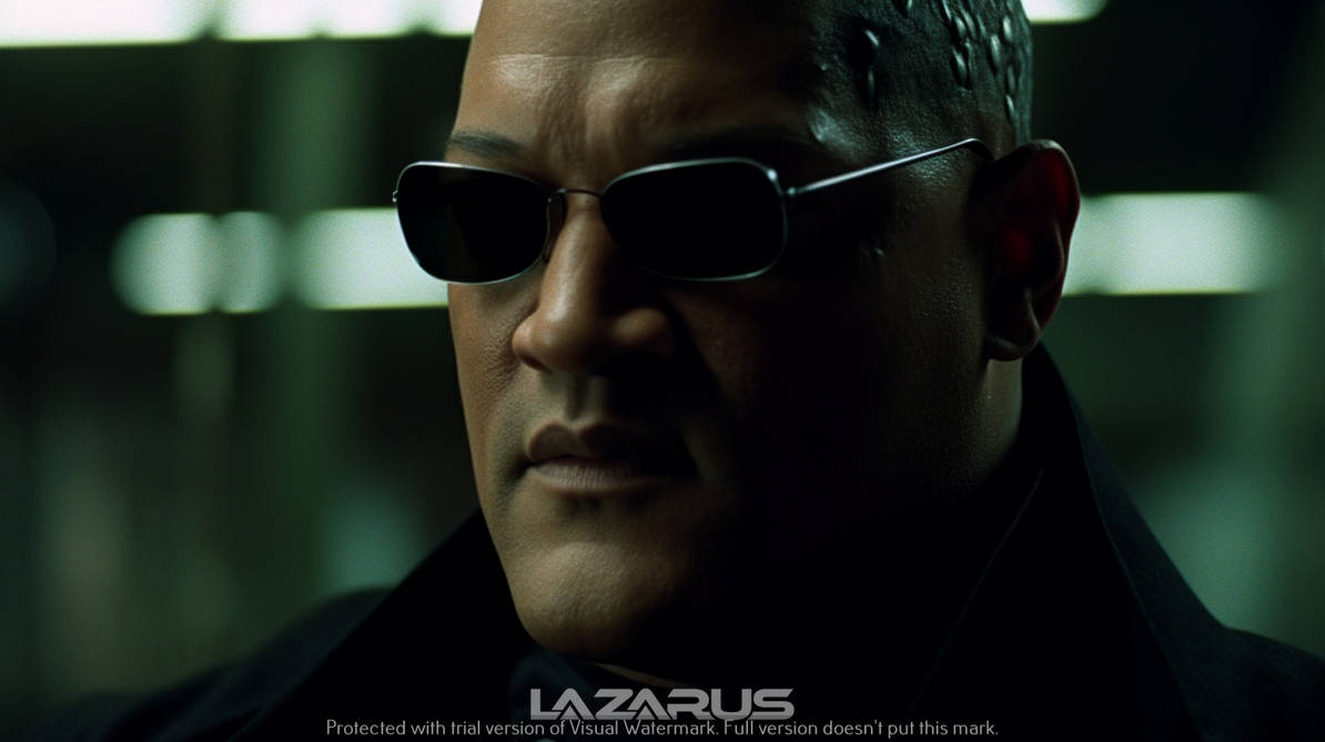 Lawrence Fishburne as Morpheus in the matrix by LazarusArt66 on DeviantArt