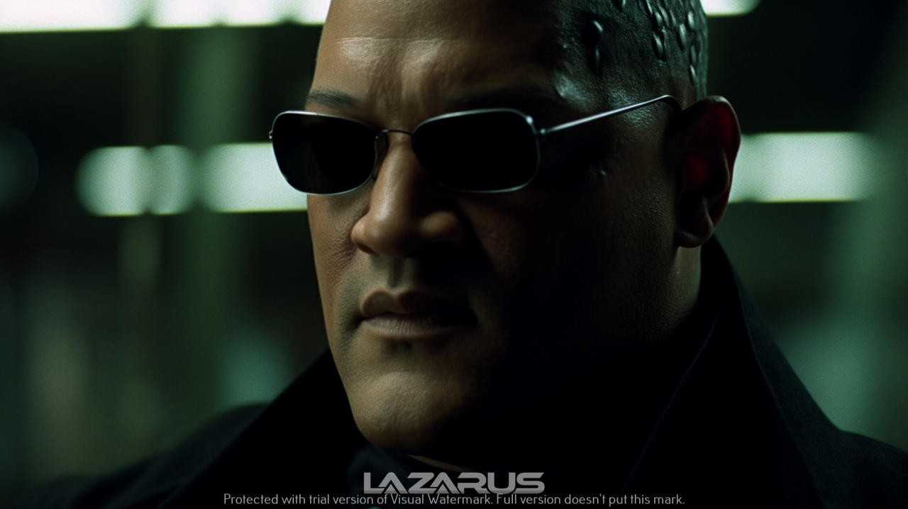 Lawrence Fishburne as Morpheus in the matrix by LazarusArtist on DeviantArt