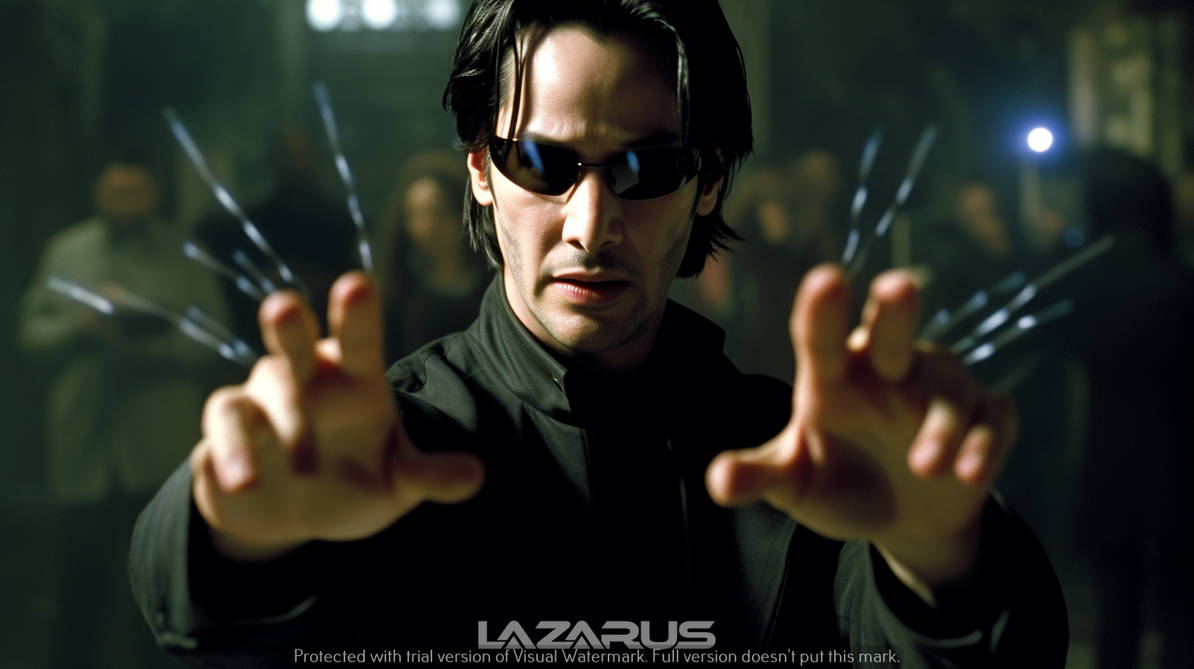 Neo Keanu Reeves as Neo by LazarusArtist on DeviantArt