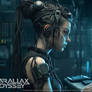 ade66 HYPERREALISTIC PHOTO of a cybernetic woman e