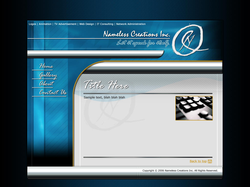 Old Website Log Indesign Old Website Template by broodofevil on DeviantArt