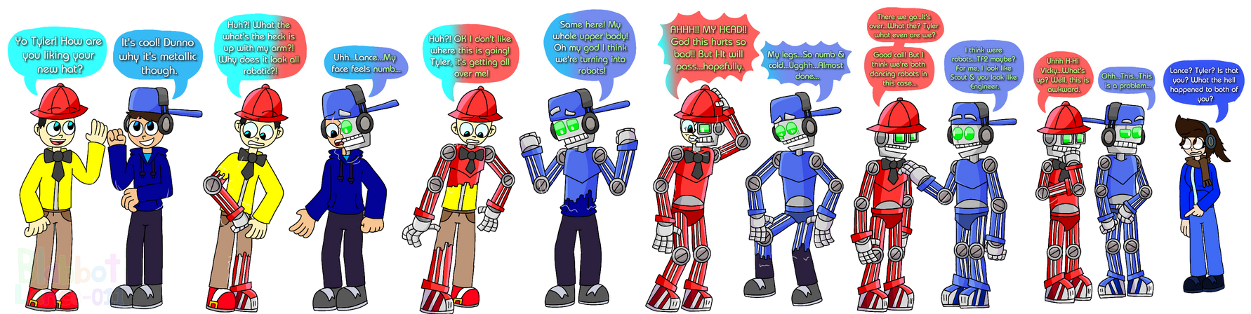 Dance Battle - PopBot Alpha and LockBot Beta TF by BlabbotLance-011 on ...