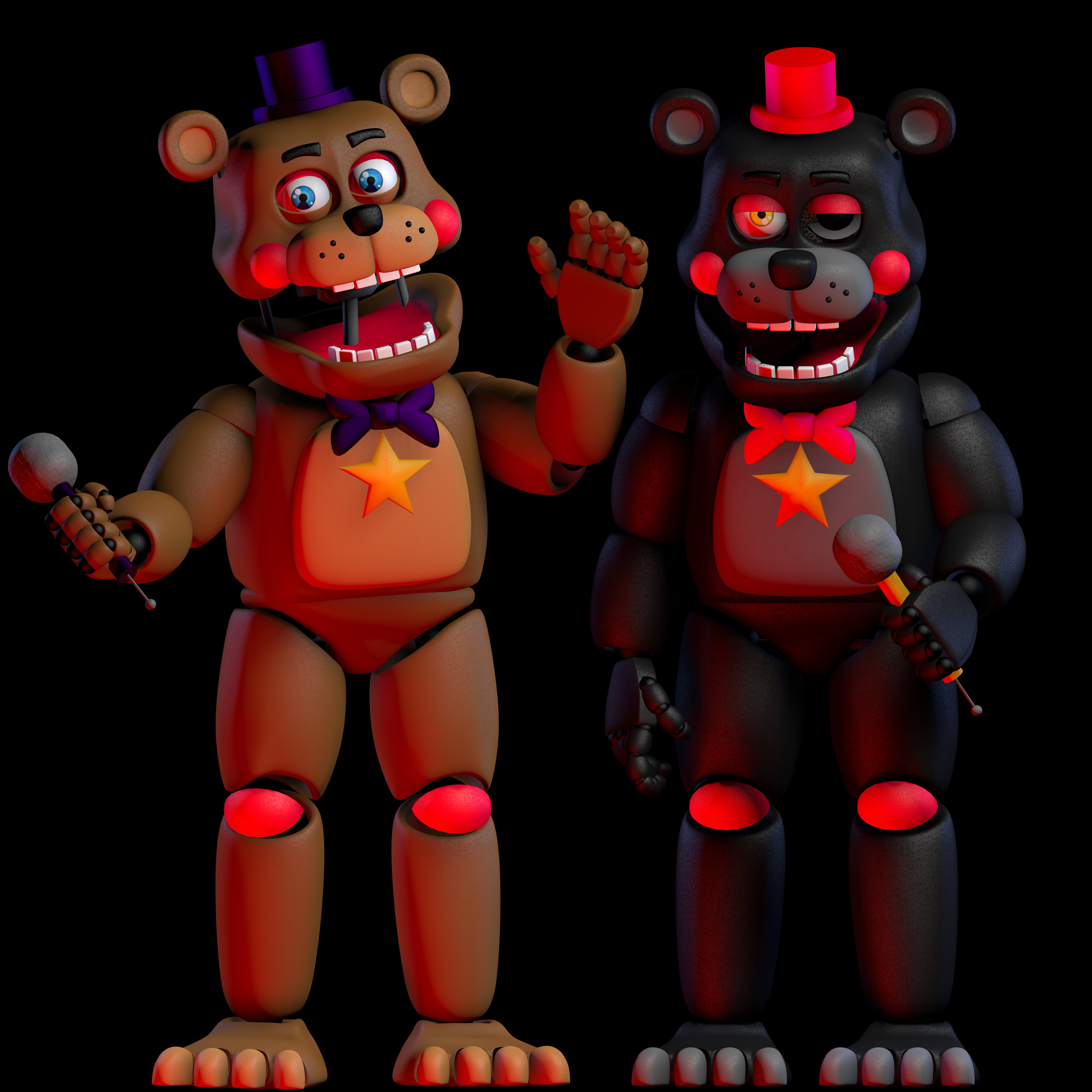 Rockstar Freddy/Lefty - FNaF 6 by ScooperExeBR on DeviantArt