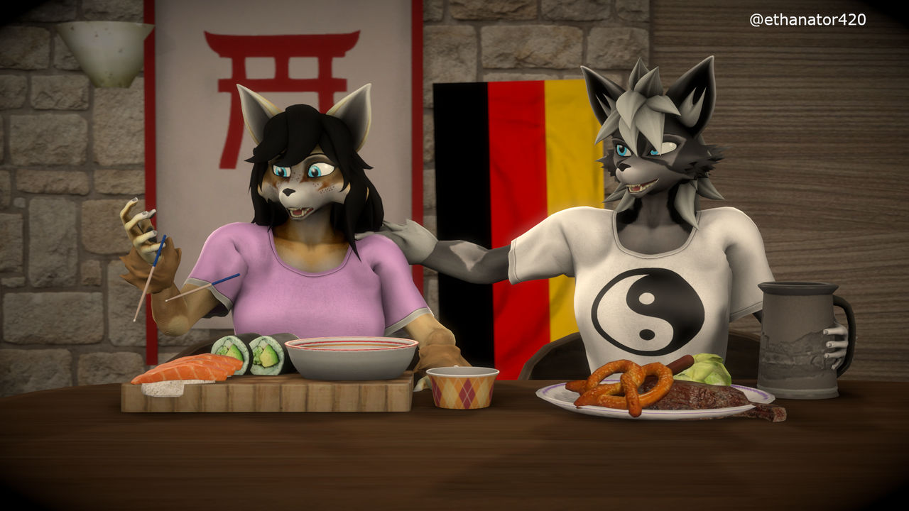 Cultural Differences Deviantart Cultural exchange dinner by ethanator420 on DeviantArt