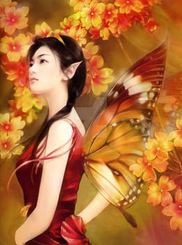 The Red Butterfly Girl