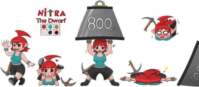 Nitra The Dwarf By Whimsicalem On Deviantart