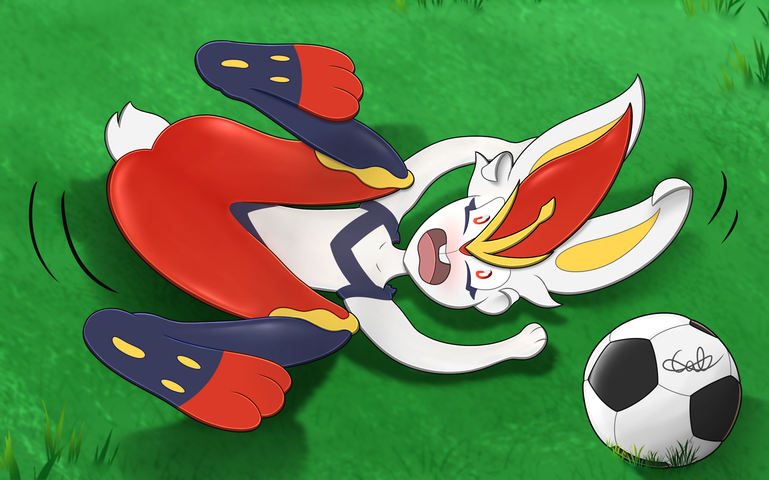 Flattened Cinderace