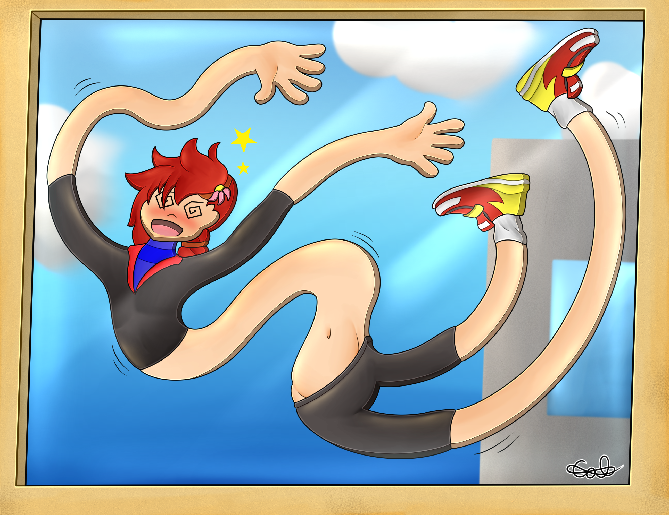 Flattened Elastic Boy