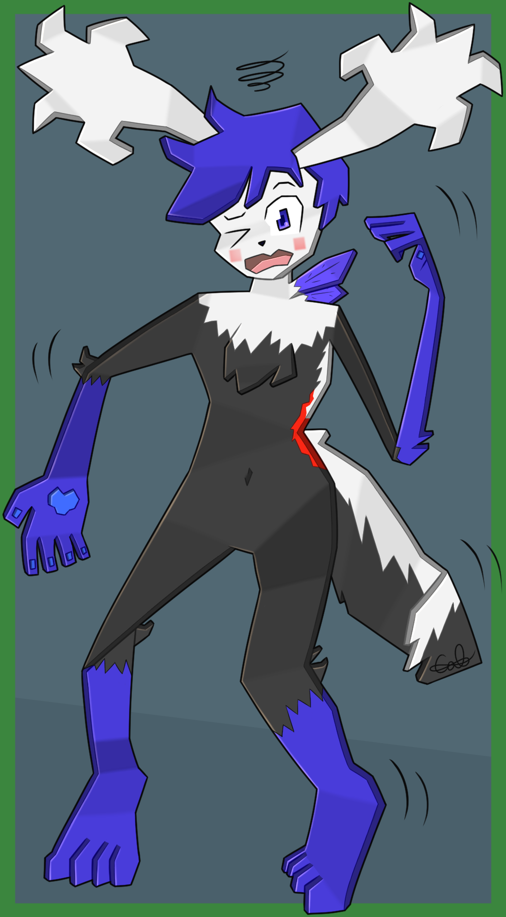 Modern Shaymin Painting