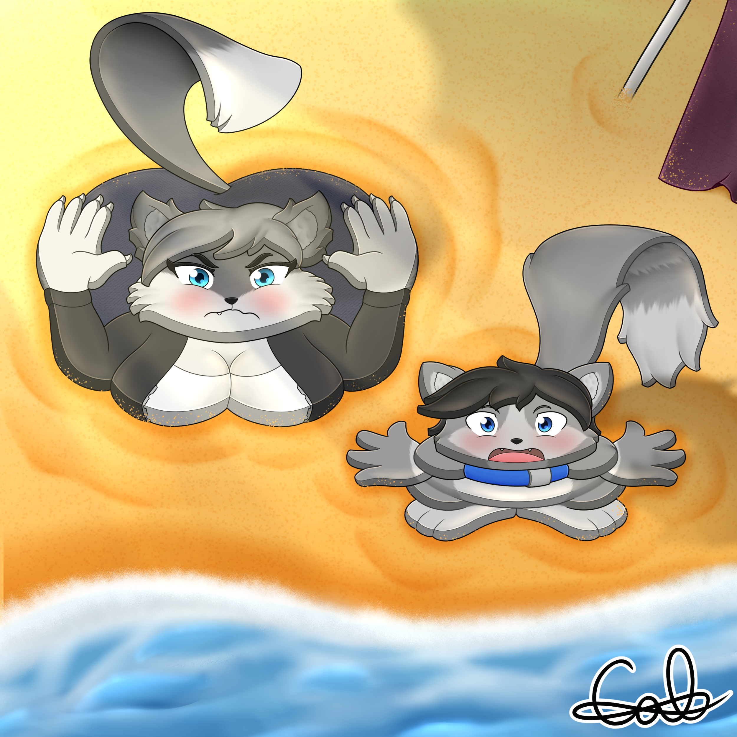 Fuzzy Beach Frisbees