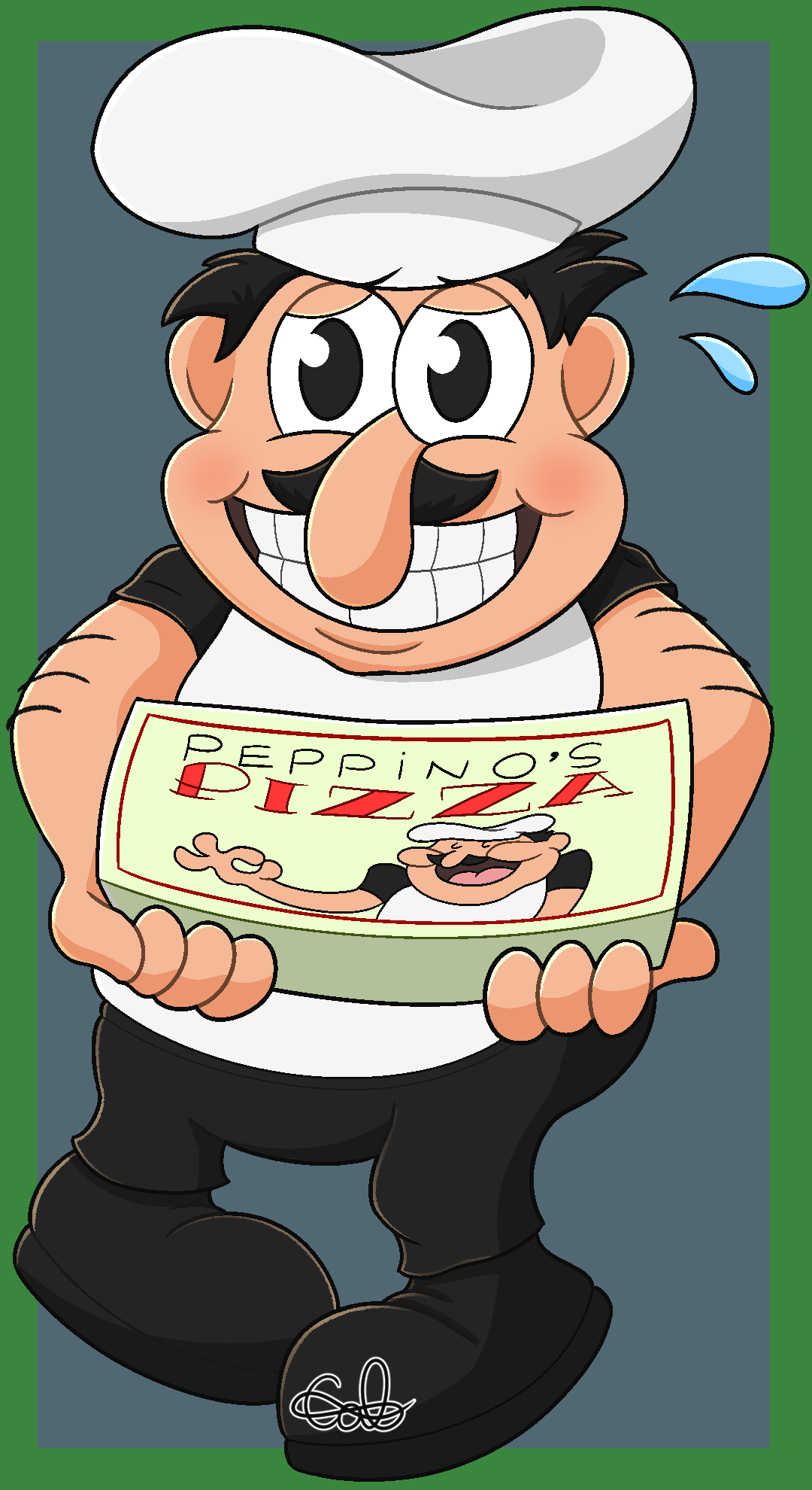 Pizza Tower : Peppino by FrancoisL-Artblog on DeviantArt