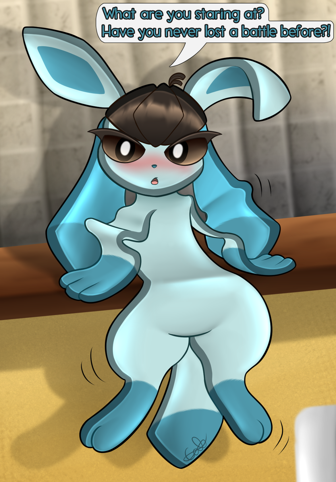 Sitting Glaceon Pancake