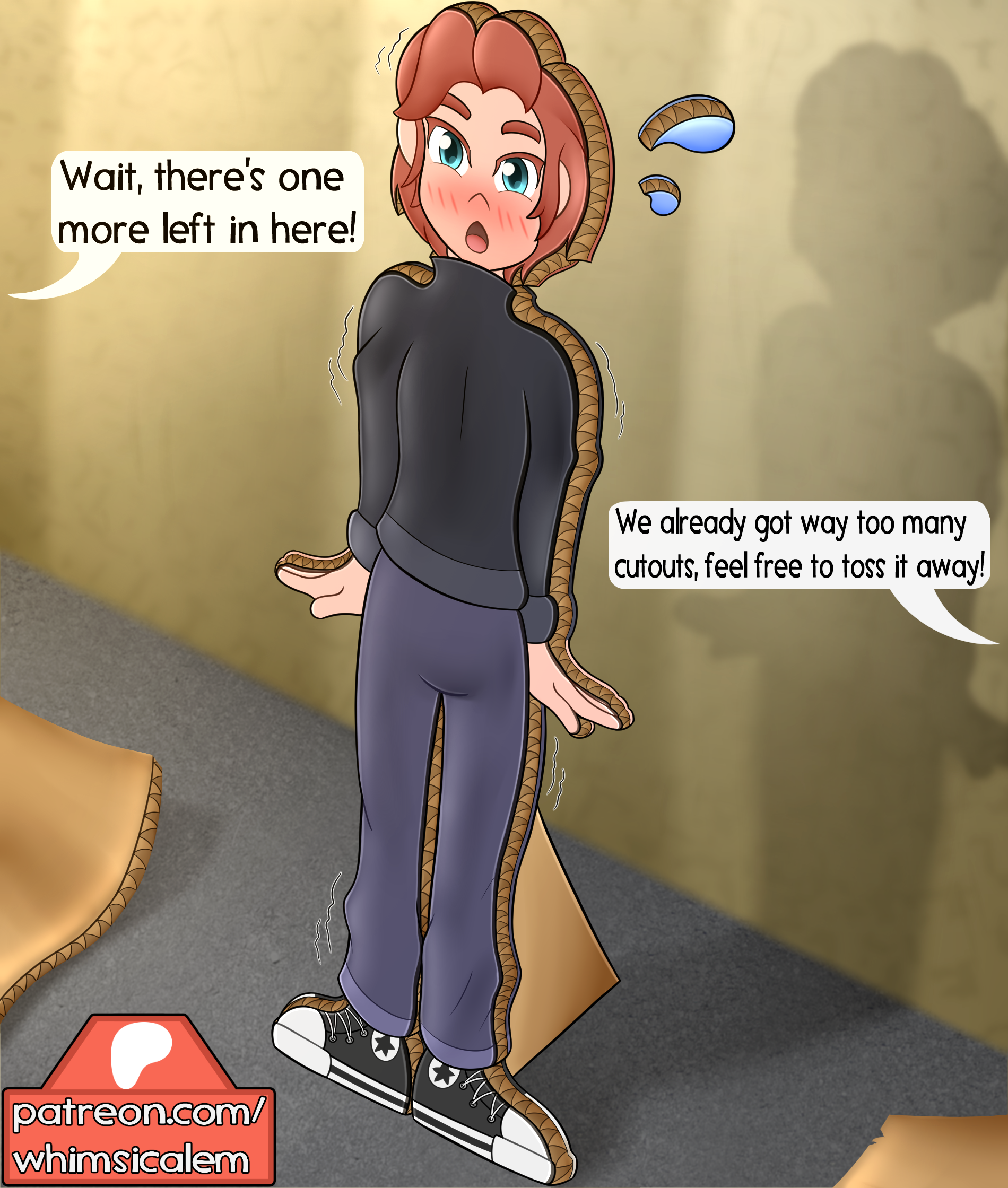 Reed Cardboard Cutout