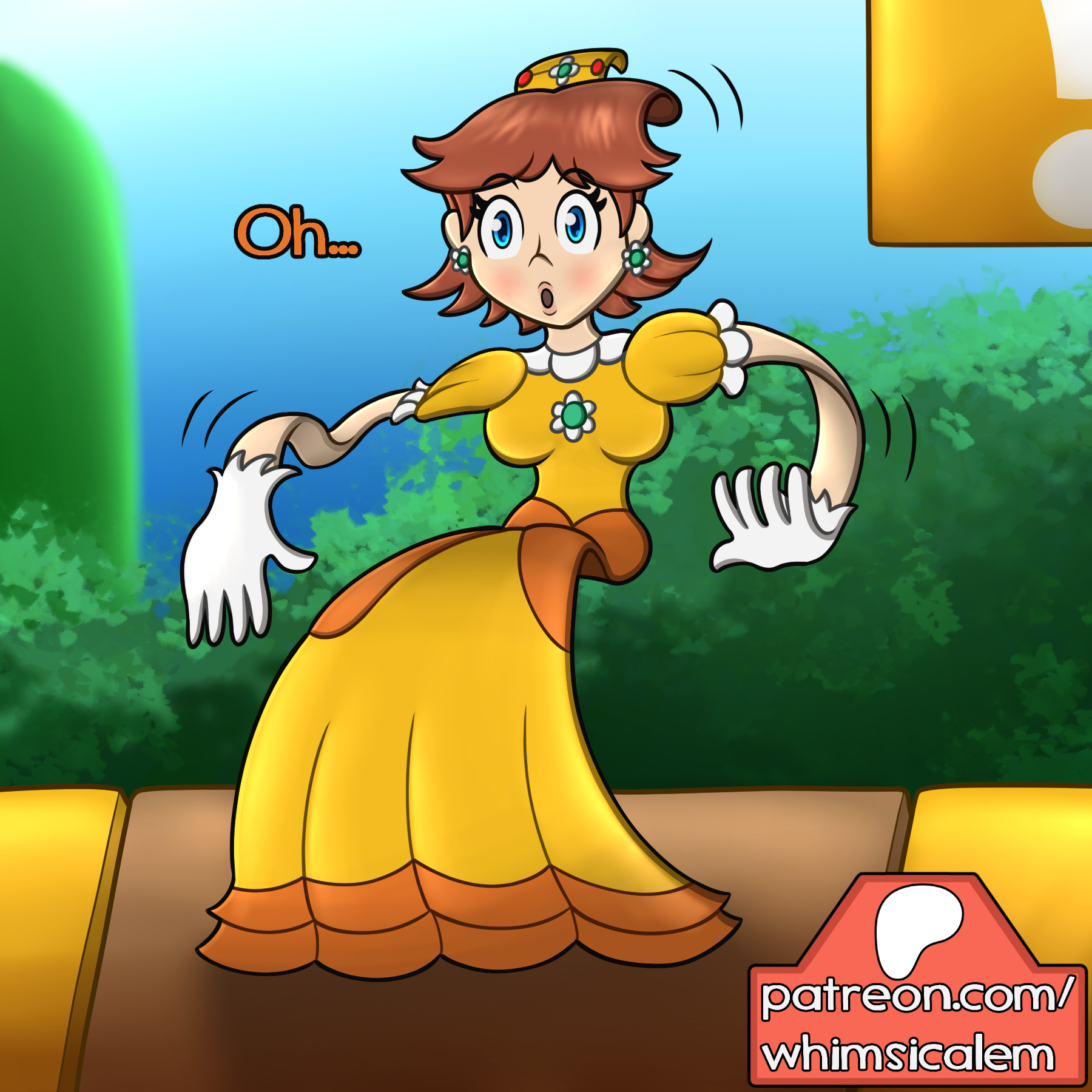 Squelched Daisy Poster