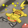 Stomped Pikachu Pancake
