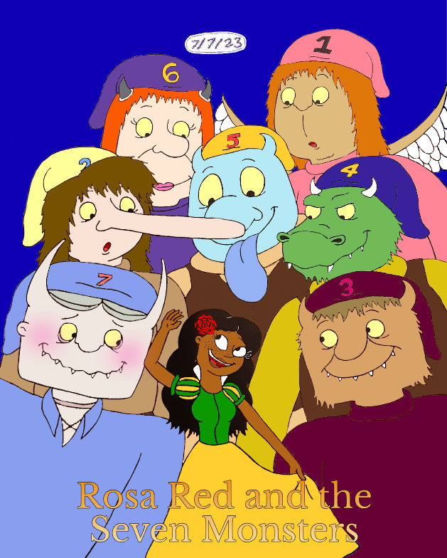 Seven Little Monsters Rosa Red And The Seven Mons By Lizlovestoons12 seven-little-monsters-rosa-red-and-the-seven-mons-by-lizlovestoons12
