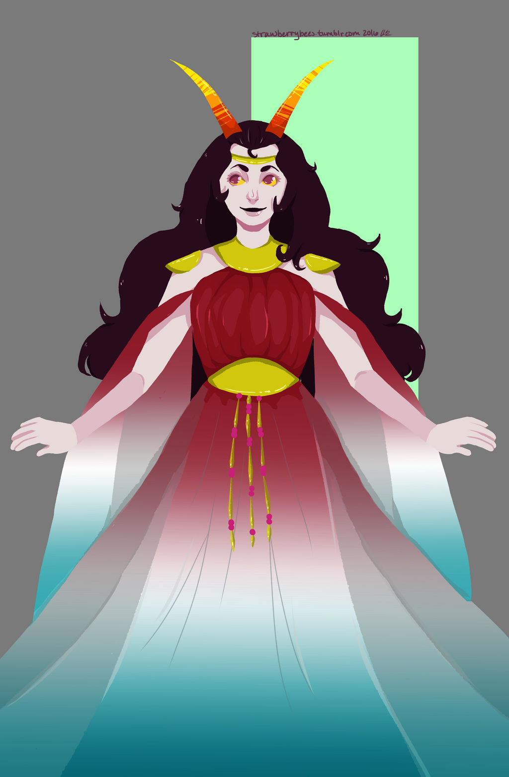 Red Kin De Fef Fef Dress by ValkyrieNix on DeviantArt