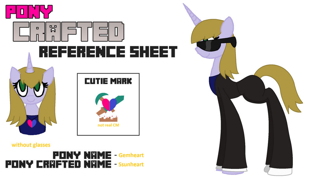 My Pony Crafted Ref Sheet