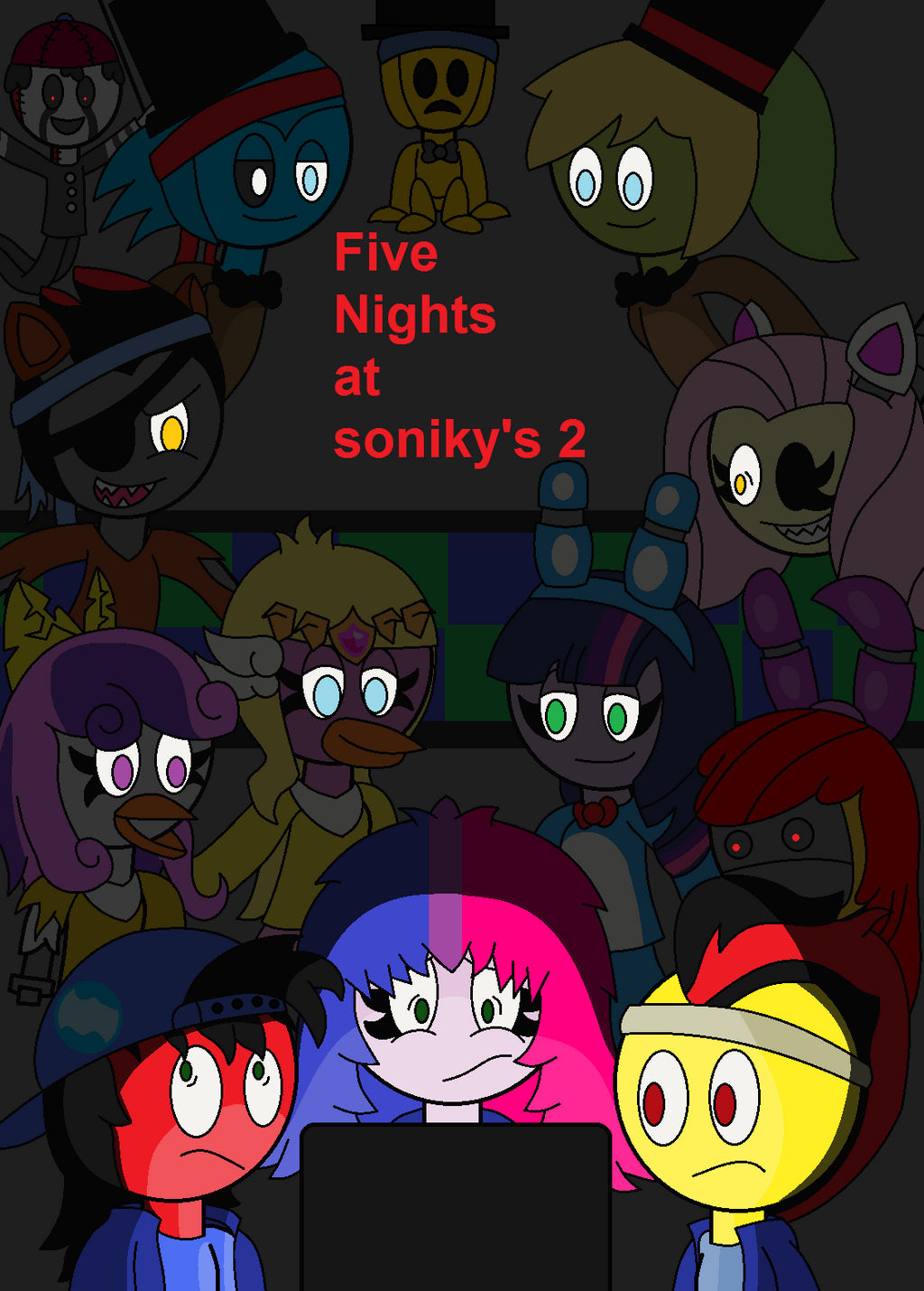 five nights at Soniky's 2 poster