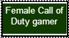 Female call of duty gamer by Death-Dealer123