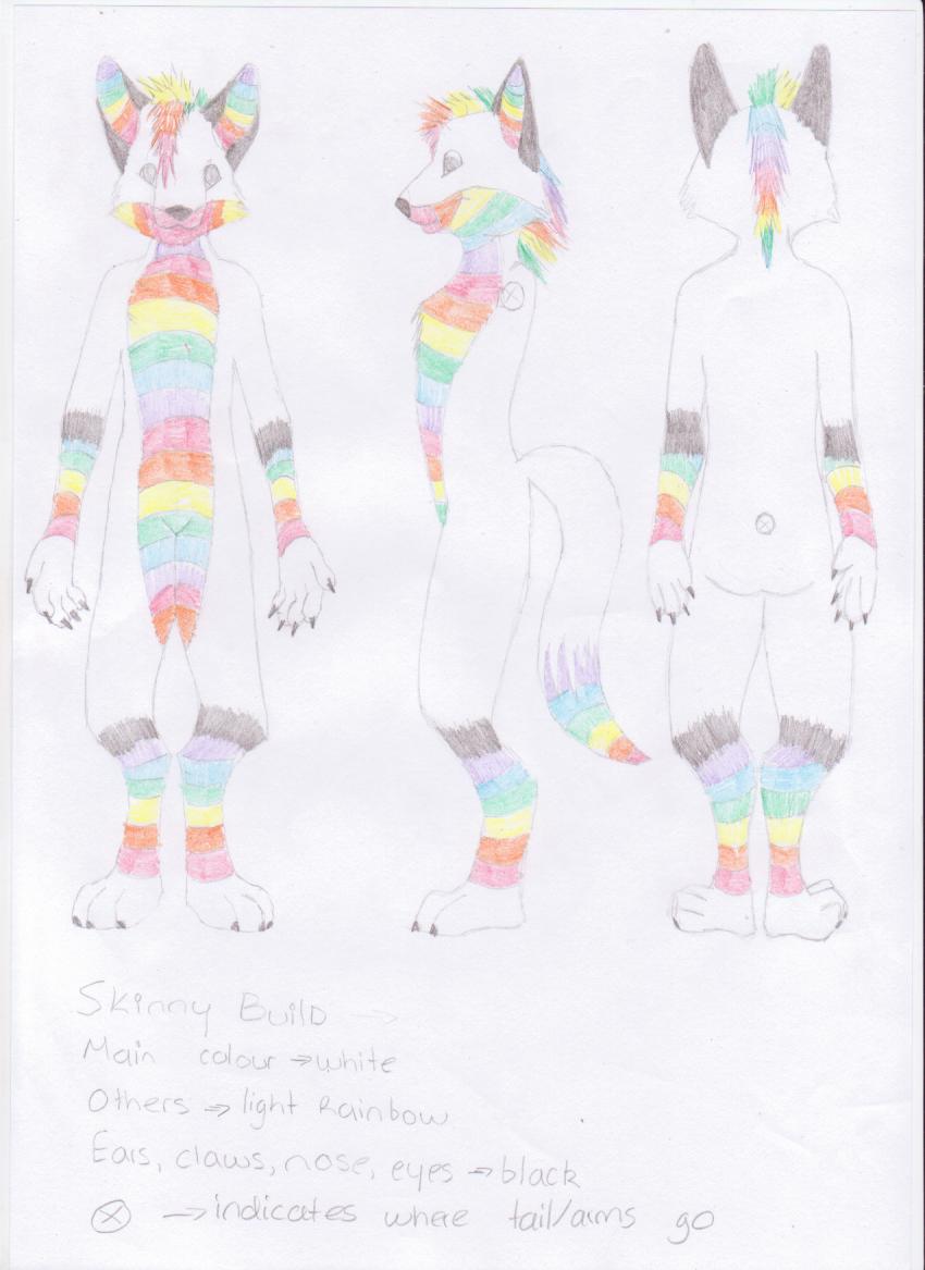 Rainbow Fursuit Design