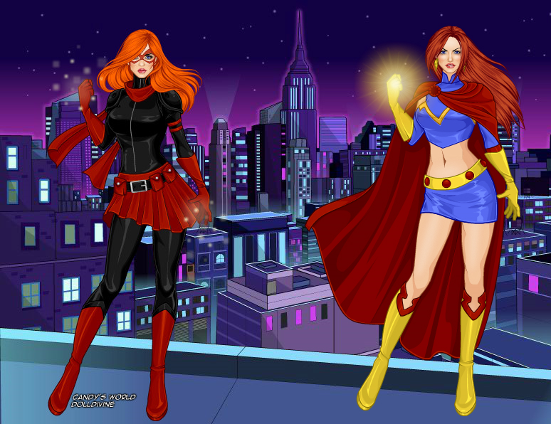 Crimson and Mindy Marvel - X-girl