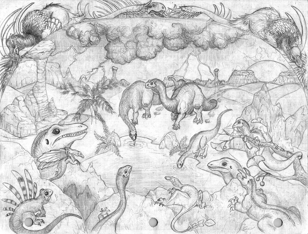 Desolation Creatures The History of Life: Refuge from Desolation (WIP) by SaurArch on DeviantArt