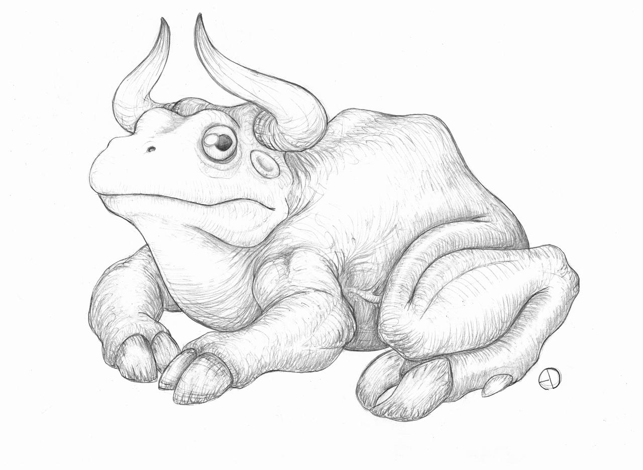 Commission: Bull Frog by SaurArch on DeviantArt
